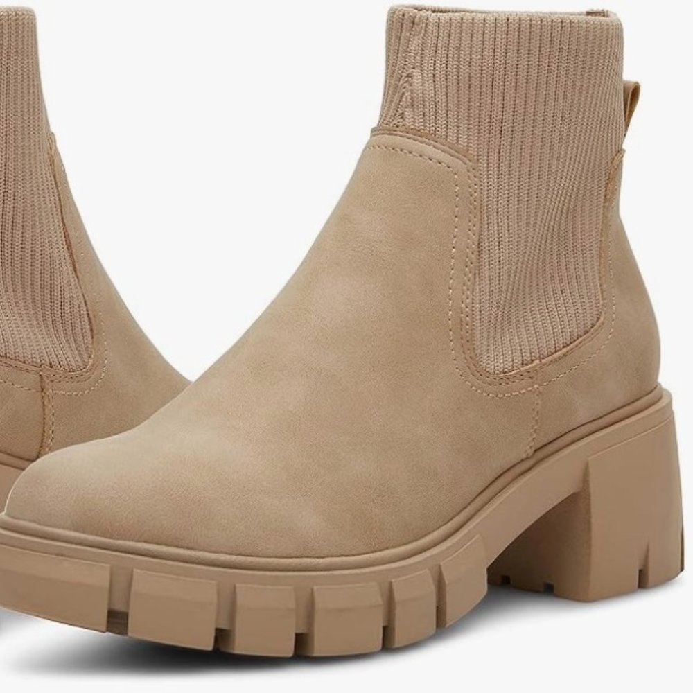 Madden Girl Holler Lug Booties Size 10
